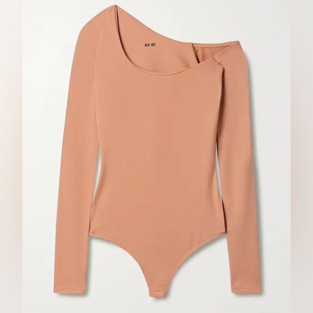 Alix NYC Holder Bodysuit, figure hugging fit. Size XS.